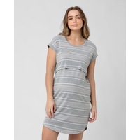 Stevie Nursing Nightie Silver/White/Black