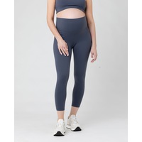 Tempo Crop Legging Blue Steel