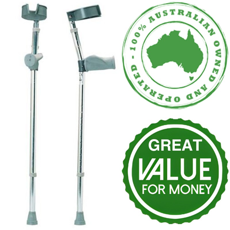 Buy Premium Ergonomic Adjustable Forearm Elbow Crutch Canadian Crutches