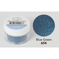 Blue Green - Silk Microfine Glitter (654)