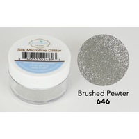 Brushed Pewter - Silk Microfine Glitter (646)