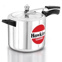Hawkins Classic Aluminum Pressure Cooker 6.5 Litres - Silver - CL65