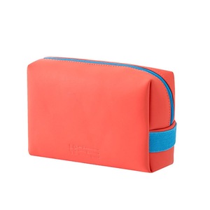 2Pcs Fashion Female Travel Makeup Pouch Toiletry Cosmetic Storage Bag Candy Waterproof Pu Zipper Tote Pocket