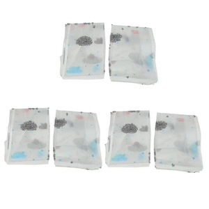 6pcs Foldable Storage Bag Clothes Blanket Quilt Closet Sweater Organizer Box Home Storage Bags Supp