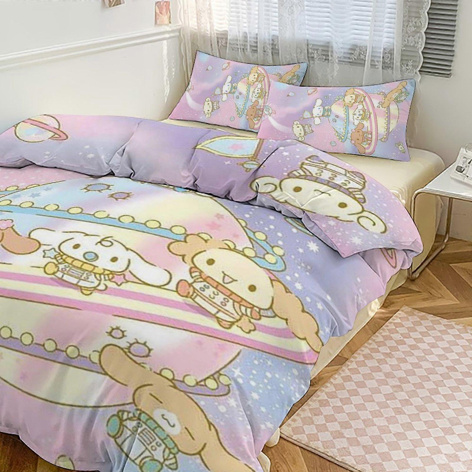 Buy a2526 Cartoon Cinnamoroll Bedding Set Comforter Duvet Cover Set ...