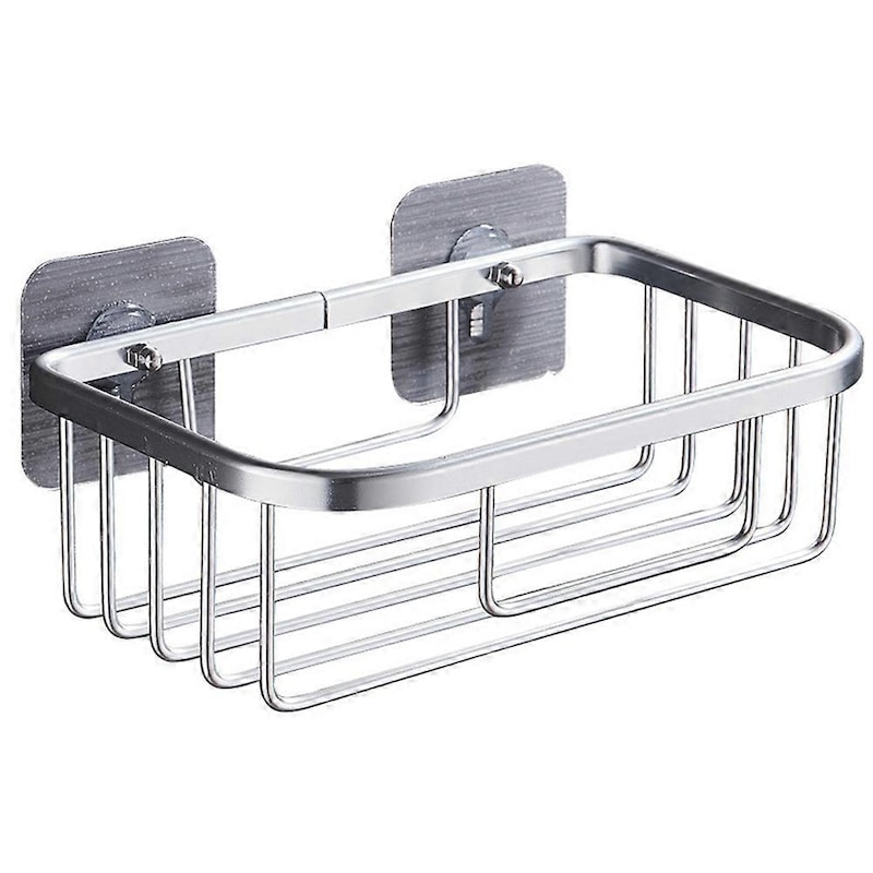 Buy Bathroom Shower Shelf Holder Aluminum Corner Storage Rack Shampoo ...