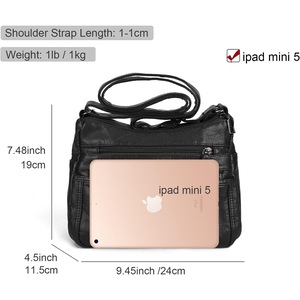 Casual Multi-Pocket Crossbody Bag for Women, Men's Handbag, Daily Messenger Bag, Waterproof (Medium)