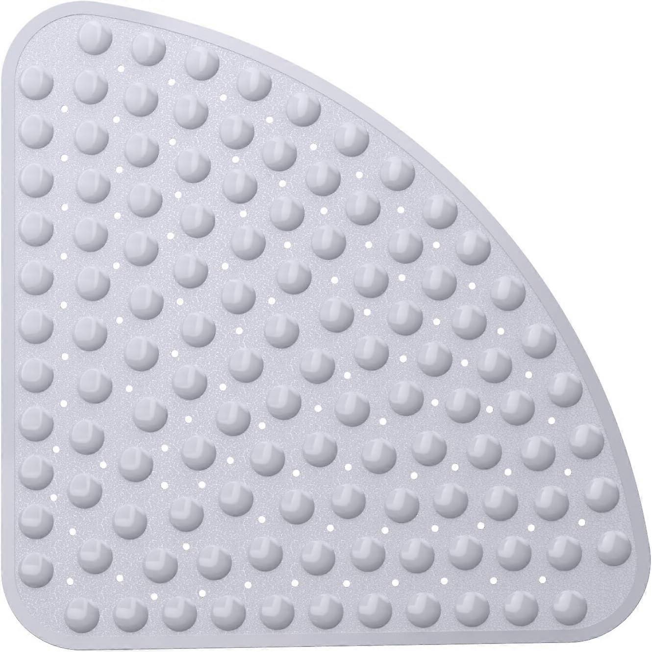Buy Corner Shower Mat Anti-Slip - 21 x 21 Inch Quadrant Shower Mat, Non-Slip Shower Mat with ...
