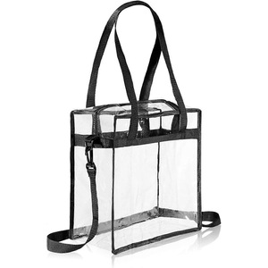 Eono by - Transparent Tragetasche Durchsichtige Umhngetasche Reise Handtasche Clear Tote Bag Reisetaschen PVC Kulturtasche Reise Organizer Tasc