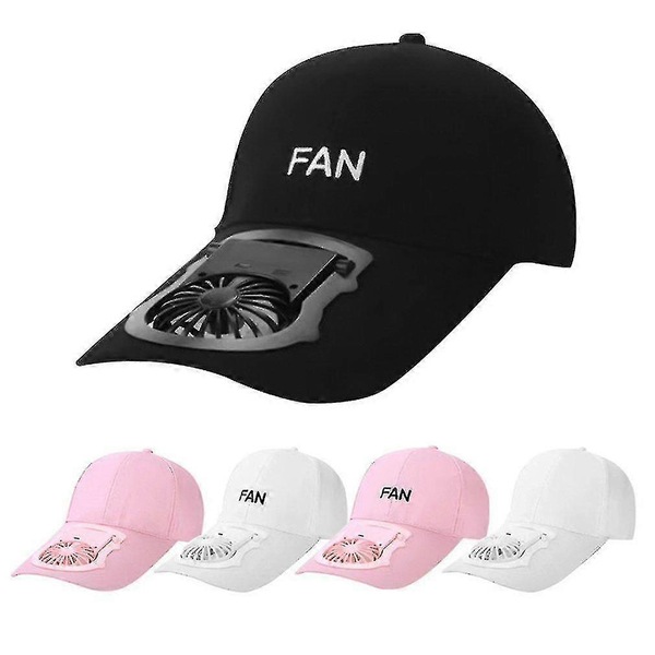 Buy Fan Cap Usb Rechargeable Summer Three Wind Speed Mini Fan Sunscreen ...