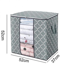 Foldable Storage Box Portable Clothes Organizer Tidy Pouch Suitcase Home Storage Box Quilt Storage Container Bag Box