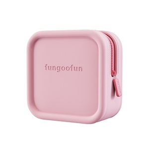 Girls Mini Cosmetic Bag, Portable Travel Storage Bag, Waterproof Wash Bag (Pink)