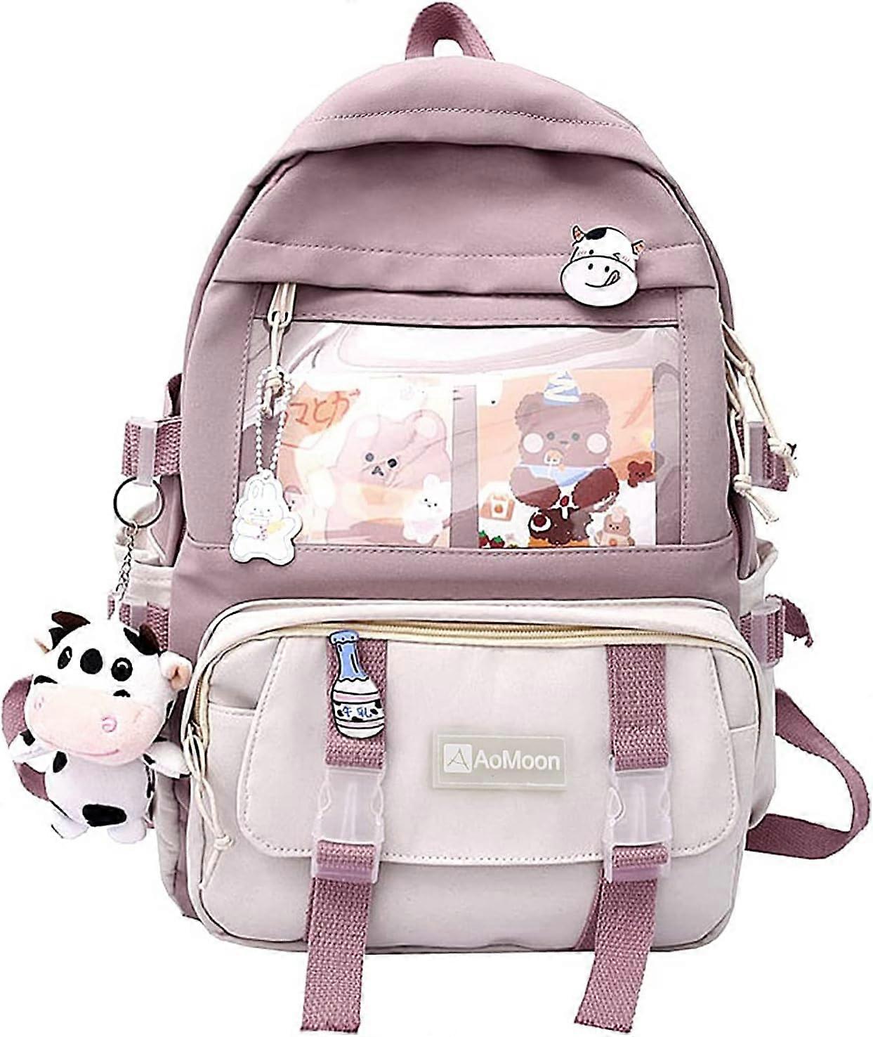 Buy Kawaii Backpack Lovely Pastel Rucksack for Teen Girls Aesthetic ...