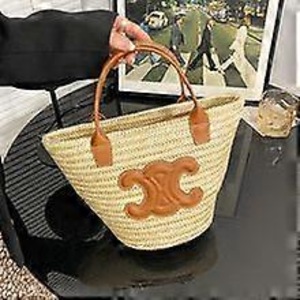 Ladies Straw Tote Bag, Ladies Beach Bag, Rattan Bag Oversized Beach Bag, Khali