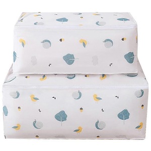 Non-Woven Foldable Storage Box Organizer Quilt Storage Container Bag Portable Clothes Organizer Tidy Suitcase Home Storage Box