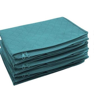 Non-Woven Foldable Storage Box Portable Clothes Organizer Tidy Pouch Suitcase Home Storage Box Quilt Storage Container Bag