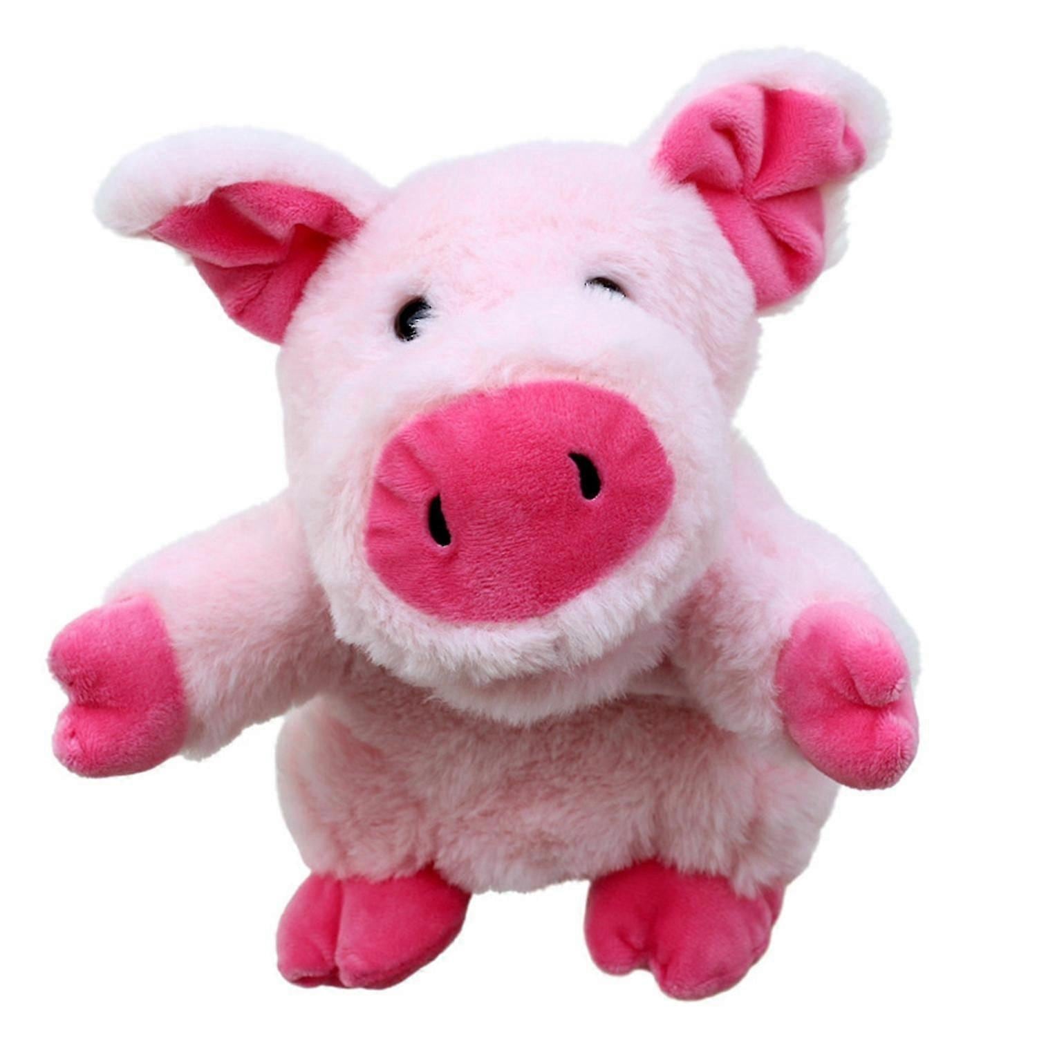 Buy Plush Farm Animal Hand Puppet Toy Movable Mouth Dog Duck Horse Cow ...