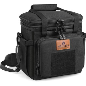 Tactical Lunch Box, Large Expandable Insulated Lunch Bag, Durable Waterproof Leakproof Cooler Bag for Adults/Men/Women/Work Outdoor Beach Trips, 20 Ca