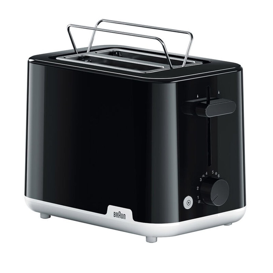 Braun Breakfast1 2 Slice Toaster Black HT1010BK