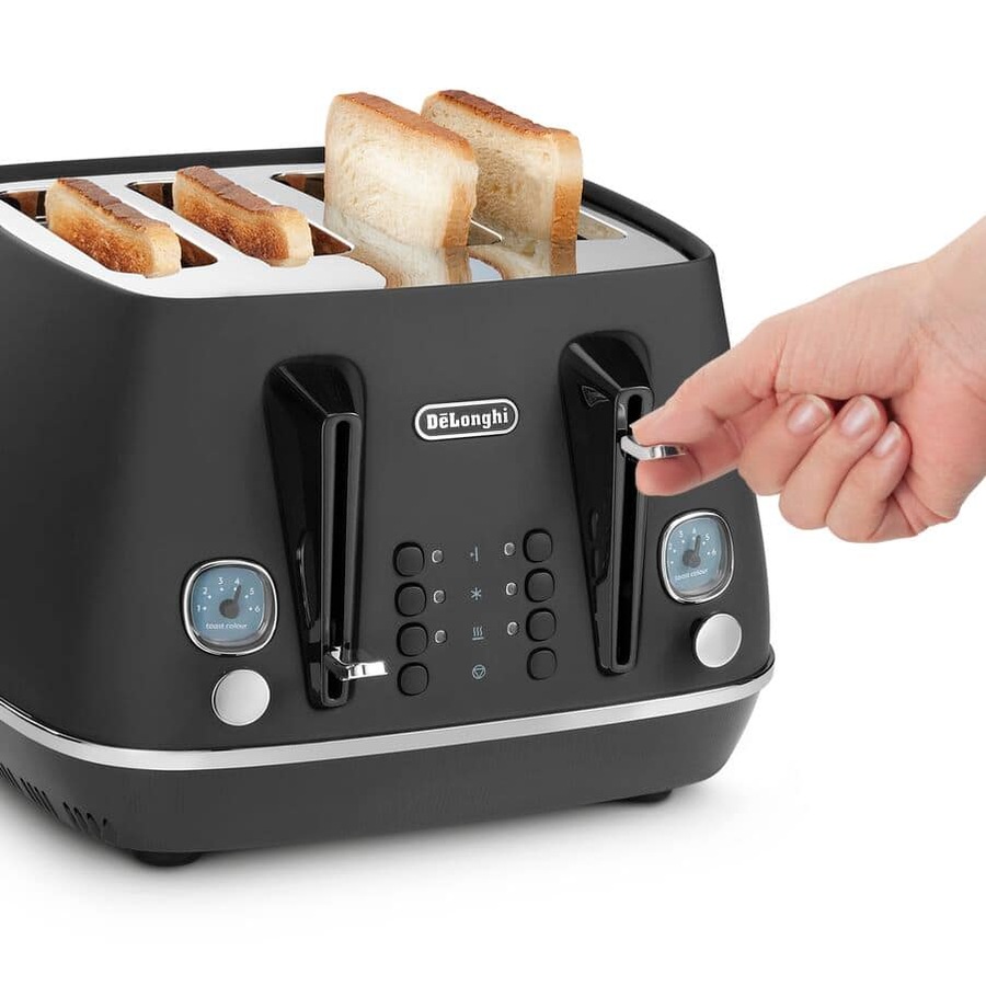 DeLonghi Distinta Moments 4 Slice Toaster Black CTIN4003BK
