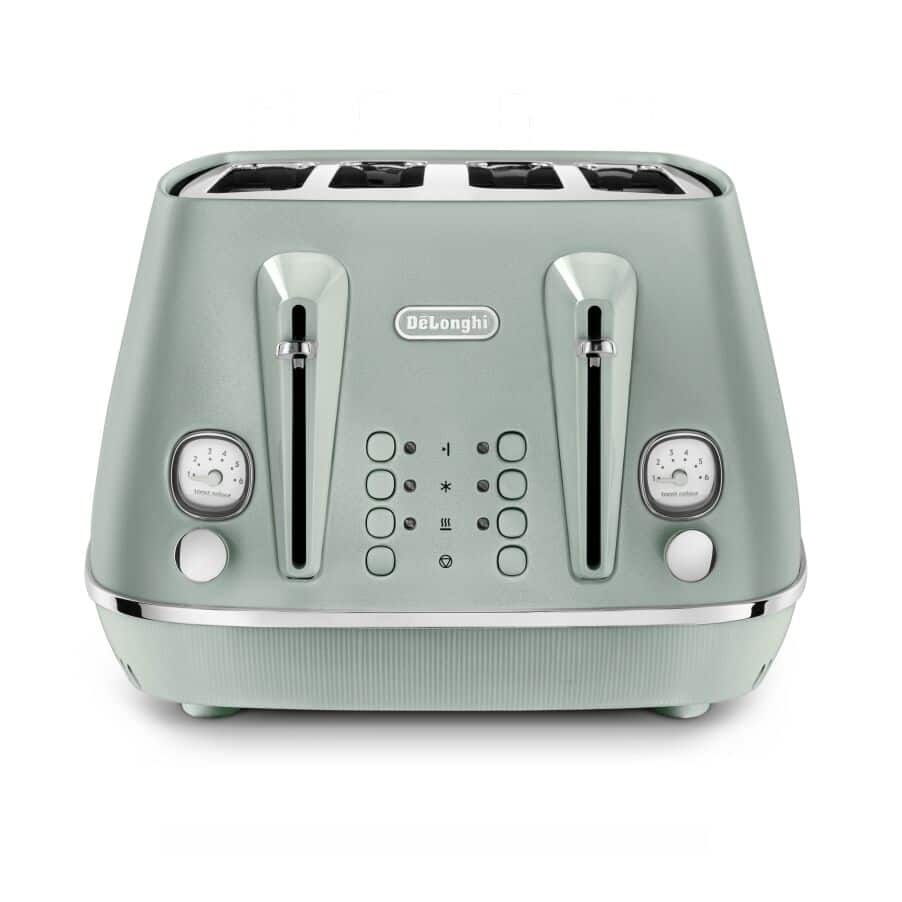 Buy DeLonghi Distinta Perla 4 Slice Toaster Mint CTIN4003GR