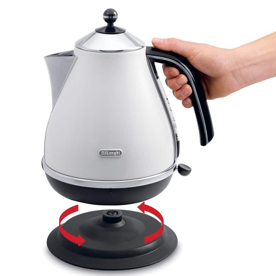 DeLonghi Icona Classic 1.7L Kettle White KBO2001W