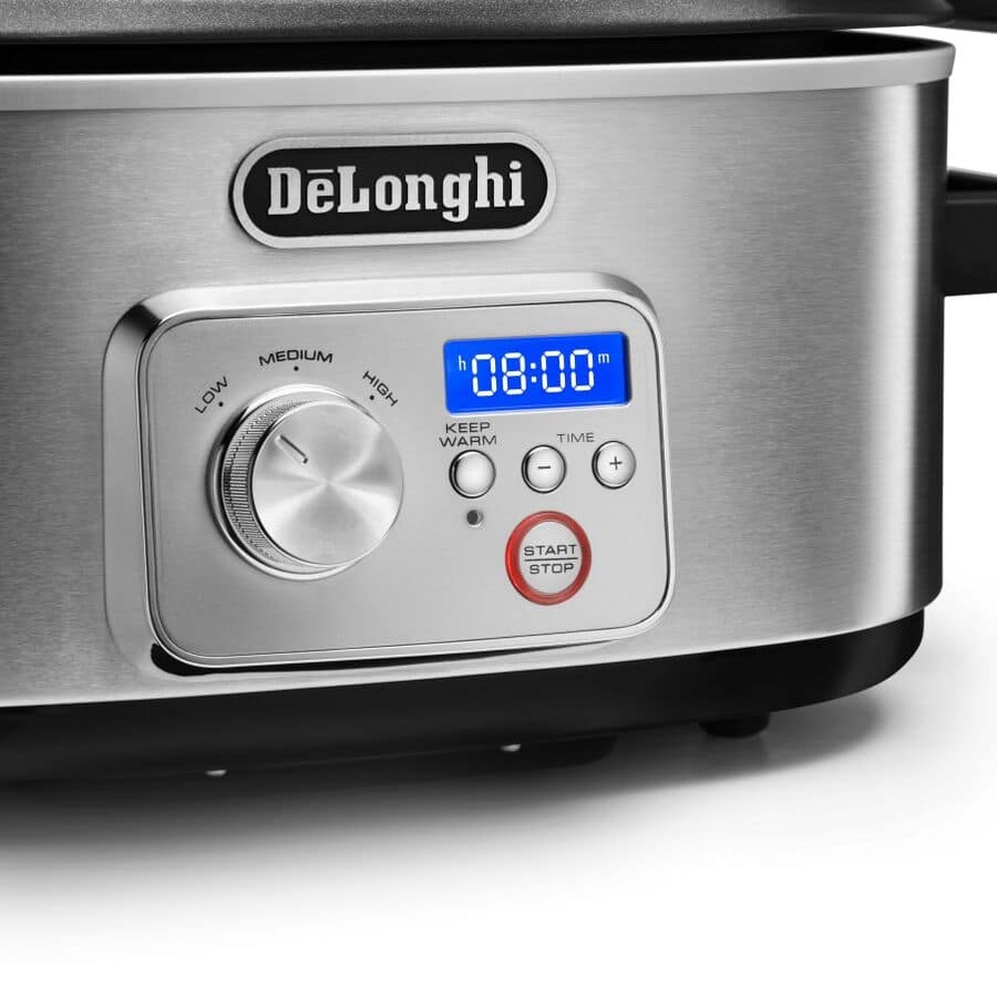 DeLonghi Livenza 5.5L Slow Cooker with 24h Programmable Timer & LCD Display CKS1660D