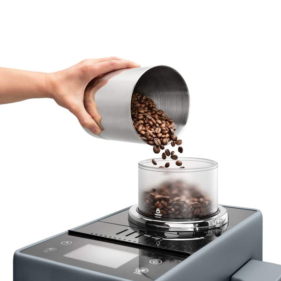 DeLonghi Rivelia Fully Automatic Coffee Machine Grey BUNDLE EXAM44055GPACK
