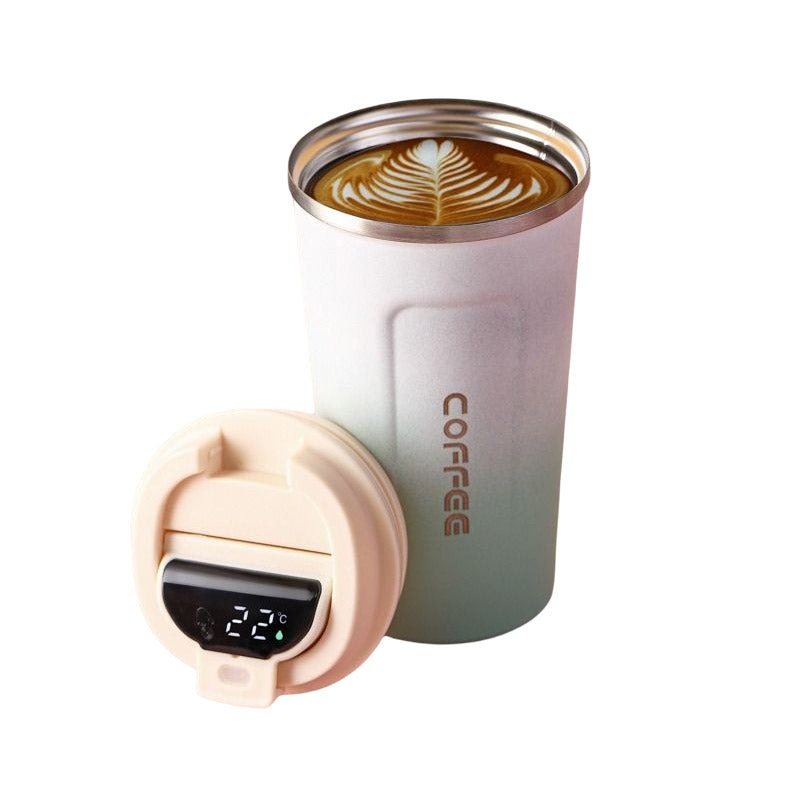 Buy 510ML Smart Travel Coffee Mug 304 Stainless Steel LED Display ...