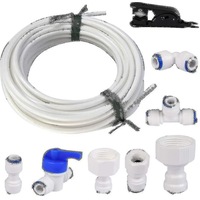 15 Meters Universal Water Supply Hose, 1/4inch Refrigerator Hose Connector Kit, Filter Tube, Parts And Accessories For European Refrigerators / Americ