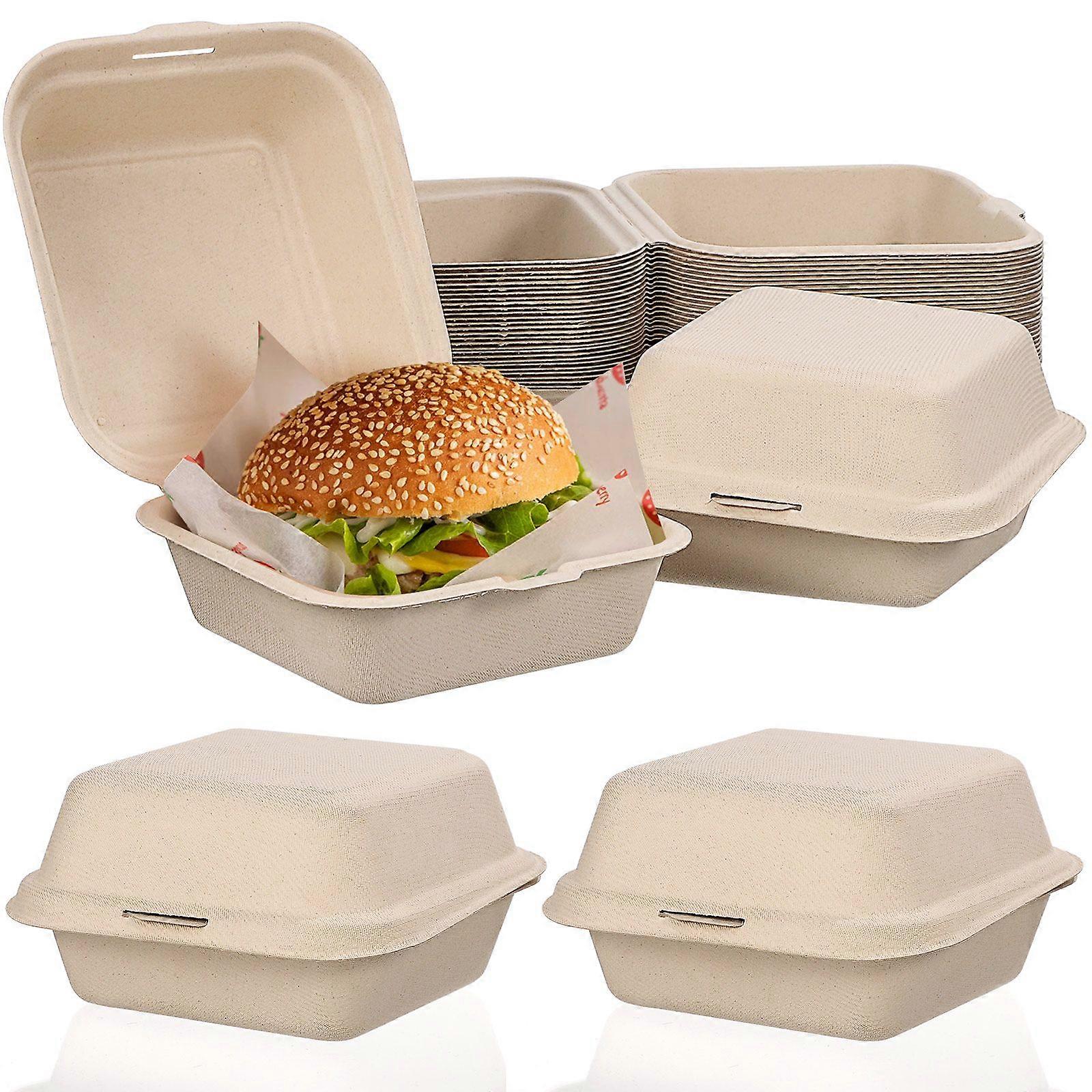 Buy Muhe 30Pcs Disposable Food Box To Go Box Disposable Food Container ...
