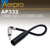 AERPRO 20CM RIGHT ANGLE CAR AERIAL EXTENSION LEAD