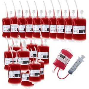 -blood Bag For Drink Iv Bags, Halloween Party Cups Drink Container, Drink Pouches Gag Gift,doctor Nursing/rn Graduation Zombie Vampire Party Suppl