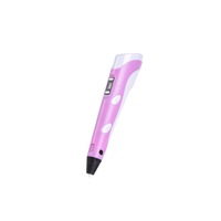 LCD Screen 3 Free Filaments Doodle Drawing Kid Gift 3D Printing Pen Set Printer Pink