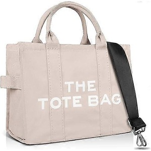 MiniThe Tote Bag for Women Crossbody Canvas Tote Bag Traveler Handbag Zipper Canvas Tote Bag