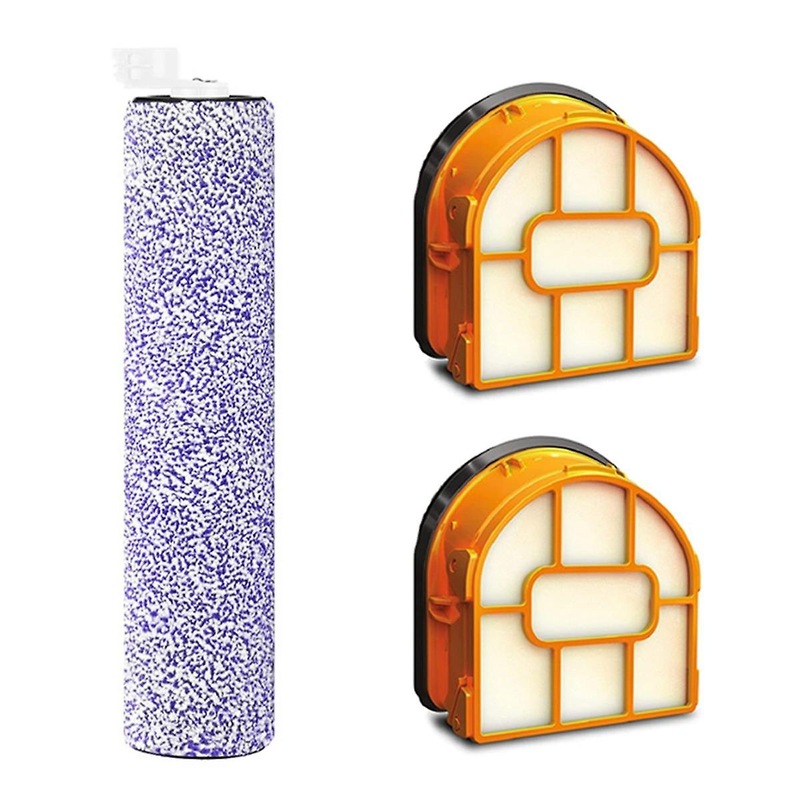 Kit Brosse Rouleau + Filtres Mousse Pour Shark HydroVac WD100 WD101 WD200 WD201 AW201 - Pièces Détachées Compatibles
