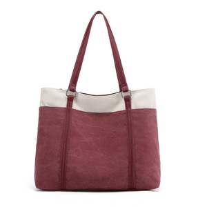Women Large Tote Bag Shoulder Bag Holds A 15.6 Inch Computer-Purple