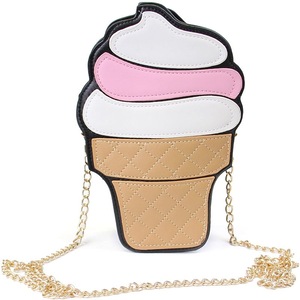 Womens Creative Food Style Shoulder Messenger Bag-Ice Cream