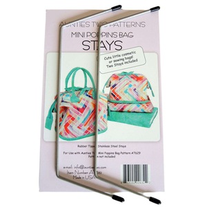 Mini Poppins Bag Stays Size E By Aunties Two Patterns 2 Stays Included