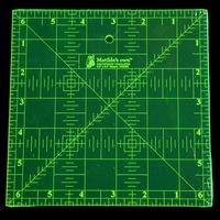 Ruler 6.5 x 6.5 Inch Square for Quilting and Sewing Matilda's Own Measuring