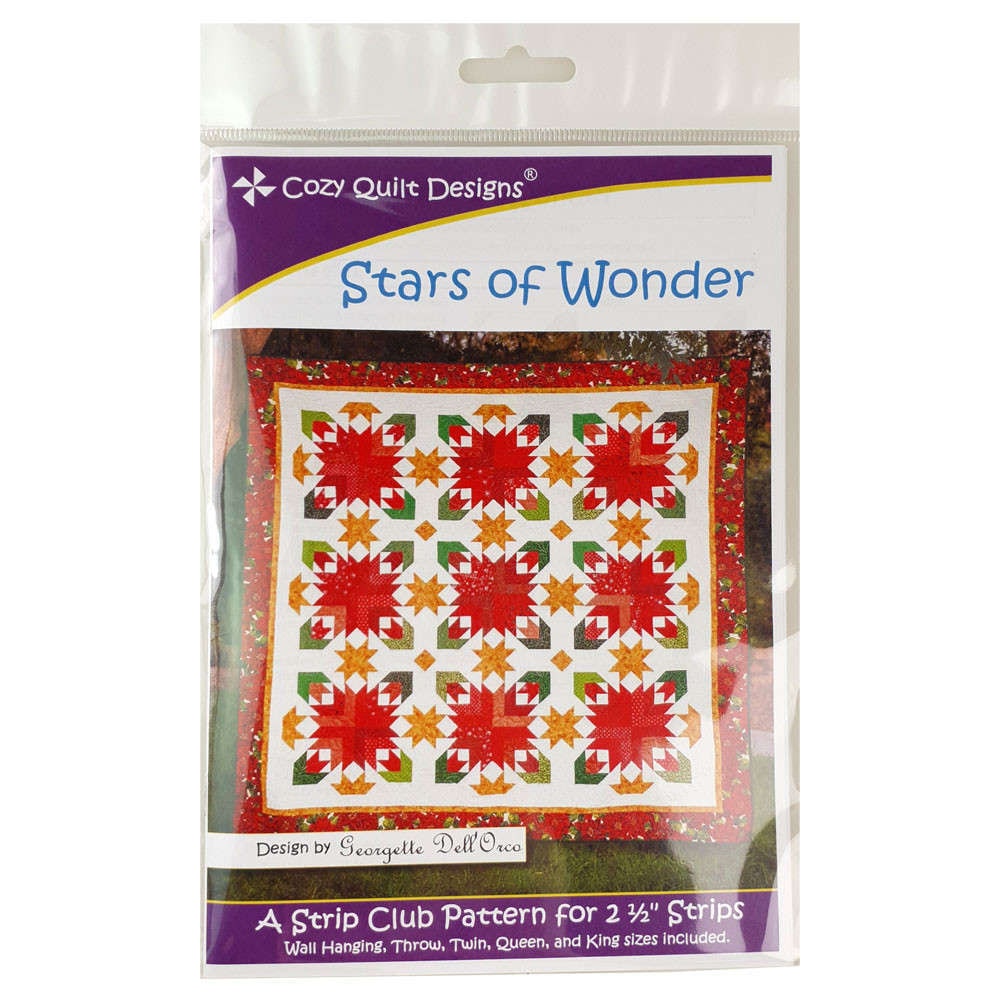 Buy Stars Of Wonder Quilt Pattern By Cozy Quilt Design Quilting Sewing ...