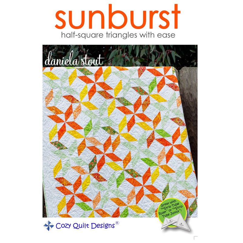 Buy Sunburst Quilt Pattern By Cozy Quilt Designs Quilting Sewing DIY ...