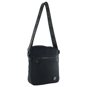 GAP Nylon Front zipped Crossbody Bag Secure 24x8x29cm - Black