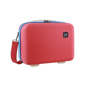 GAP Stripe Hard Shell Mini Bag Travel Essentials 27x35x18 cm - Coral