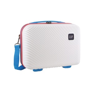 GAP Stripe Hard Shell Mini Bag Travel Essentials Bag 27x35x18 cm - White