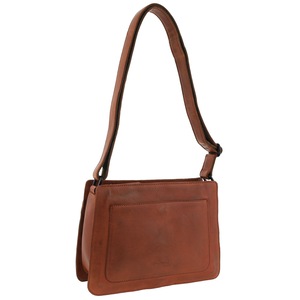 Milleni Ladies Leather Classy Crossbody Women Strap Bag - Cognac