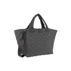 Pierre Cardin Ladies Nylon Small Quilted Tote Bag Womens Bag - Grey