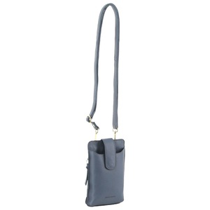 Pierre Cardin Leather Crossbody Phone Bag 11x3x19.5 cm - Teal