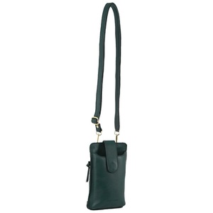 Pierre Cardin Leather Crossbody Phone Bag 11x3x19.5 cm - Zirkon