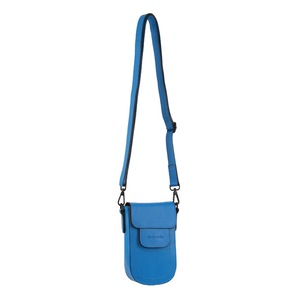 Pierre Cardin Leather Rustic Phone Bag Unisex Bag 13x6x18cm - Aqua